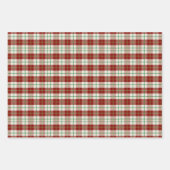 Vintage classique Tartan Plaid Christmas Papier (Devant)