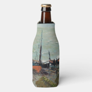 Vintage Claude Monet Vist Boats Flesjeskoeler