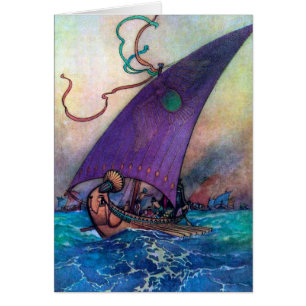 Vintage - Cleopatra's Galley Ship,