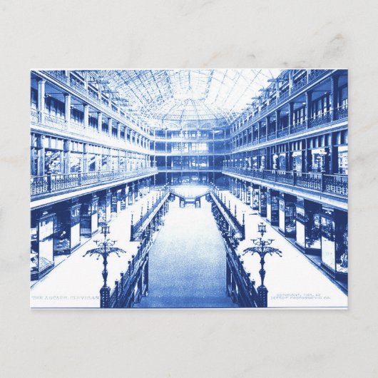 Vintage Cleveland Briefkaart (Voorkant)