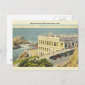 Vintage Cliff House San Francisco Briefkaart (Voorkant / Achterkant)