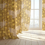 Vintage Cockatoo citron Terre chaude<br><div class="desc">Ce rideau magnifiquement ouvragé présente un design Art Nouveau complexe qui allie l'élégance de la nature à une touche tropicale. Sur fond de citronniers luxuriants, de gracieux cocktails sont dépeints avec un détail époustouflant, apportant un équilibre de la nature dynamique et harmonieux dans votre espace. La palette de couleurs chaudes...</div>