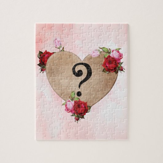 Vintage Coeur Pop La Question Jigsaw Puzzle (Vertical)