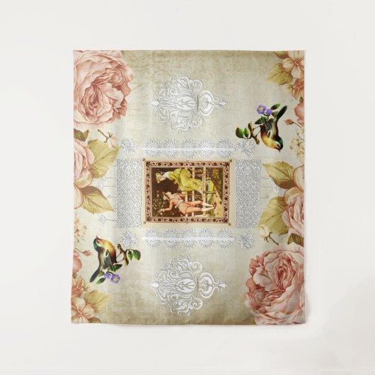 vintage collage wandkleed (Voorkant)