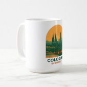 Vintage Cologne Germany Travel Art Coffee Mug  (Devant gauche)