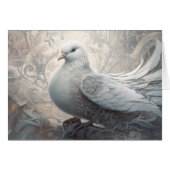 Vintage colombe blanche Mariage (Devant horizontal)