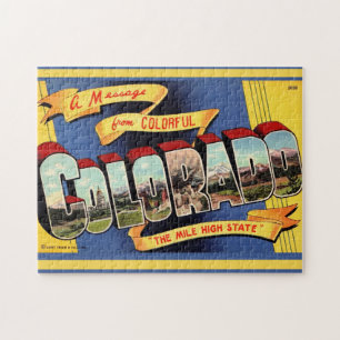 Vintage Colorado Groet 11x14 Legpuzzel