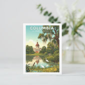 Vintage Columbia South Carolina Briefkaart (Staand voorkant)
