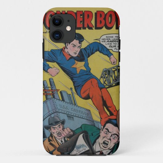 Vintage Comic Book Hoesje (Achterkant)