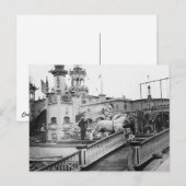 Vintage Coney Island Briefkaart (Voorkant / Achterkant)