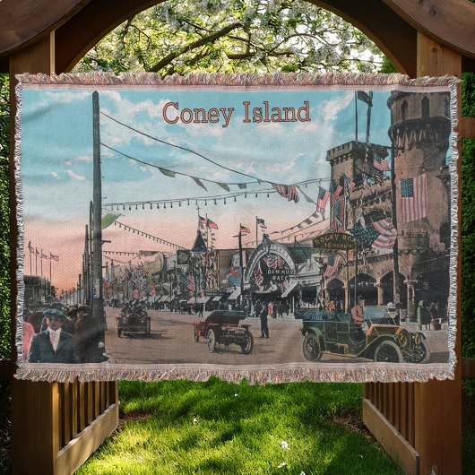 Vintage Coney Island Jeu de couverture