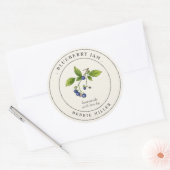 Vintage confiture Blueberry Étiquette (Enveloppe)