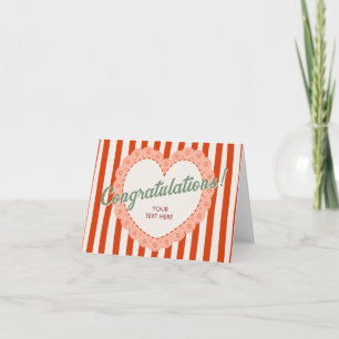 Vintage coquette Felicitaties Kaart