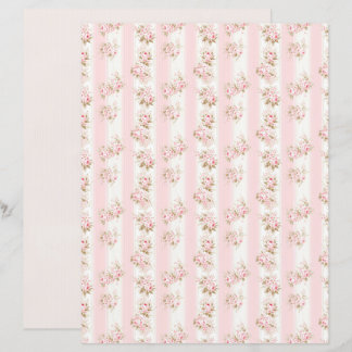 Vintage Coquette Roos Bloem Scrapbook Papier