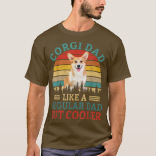 Vintage Corgi vader is een gewone vader, maar een  T-shirt