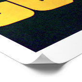 Vintage Cosmos Bicycle Poster (Coin)