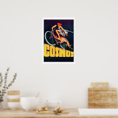Vintage Cosmos Bicycle Poster (Cuisine)