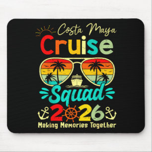 Vintage Costa-maya Cruise Squad 2026 Cruiseschip Muismat