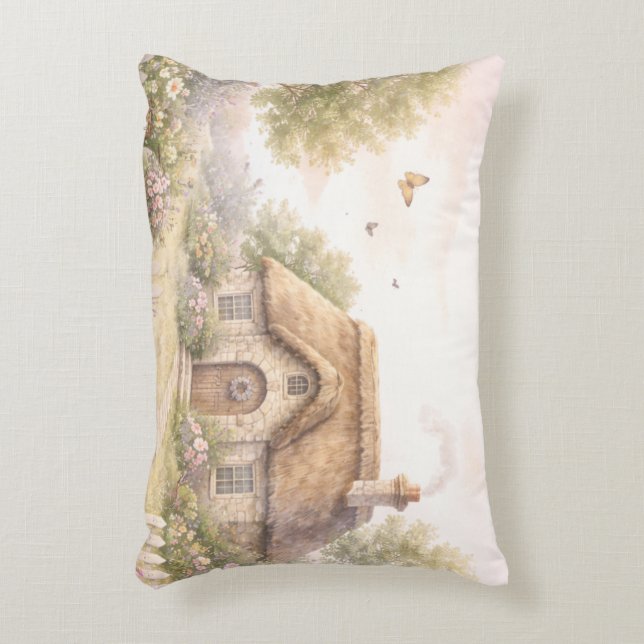 Vintage Cottage Accent Pillow Accent Kussen (Voorkant(Verticaal))