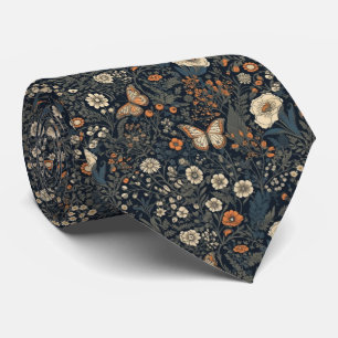 Vintage Cottagecore floral Papillon Cravate