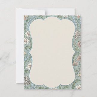 Vintage Cottagecore Wilde Bloemen RSVP Kaartje