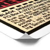 Vintage Count Dante Ad Poster (Hoek)