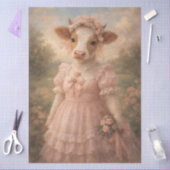 Vintage Cow Beauty Tissuepapier (Craft)
