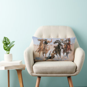 Vintage Cowboys, Een kameraad helpen Remington Kussen