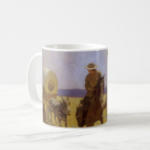 Vintage Cowboys, Het Parkman Outfit door NC Wyeth Koffiemok