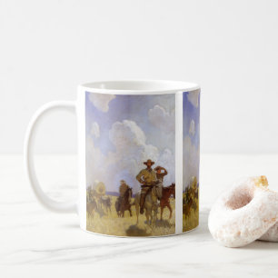 Vintage Cowboys, Het Parkman Outfit door NC Wyeth Koffiemok