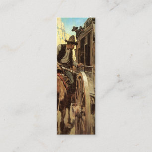Vintage Cowboys, The Admirable Outlaw door NC Wyet Mini Visitekaartje