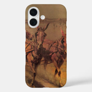 Vintage Cowboys, The Stage Coach door John Borein iPhone 16 Hoesje