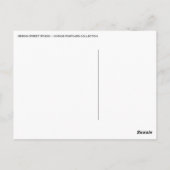 Vintage Cowgirl Briefkaart (Achterkant)