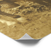 VINTAGE COWGIRL WESTERN POSTER (Coin)