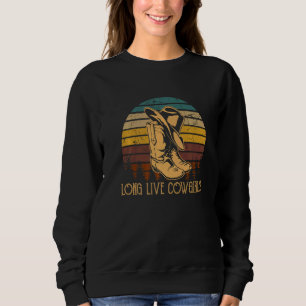 Vintage Cowgirls Laarzen Rodeo Westers Lang Leve H Trui