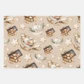 Vintage Cozy Christmas Inpakpapier Vel (Voorkant 2)