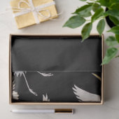 Vintage Cranes Birds Asian Chinoiserie Tissuepapier (Geschenk)