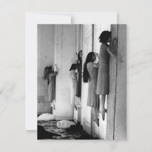 Vintage Creepy heeft Briefkaart