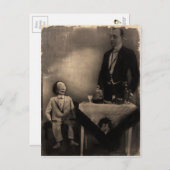 Vintage Creepy Ventriloquist Dummy Briefkaart (Voorkant / Achterkant)
