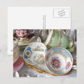 Vintage Crockery Briefkaart (Voorkant / Achterkant)