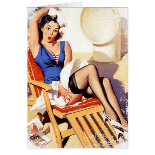 Vintage Cruise Girl Grunge (Devant)