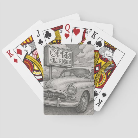Vintage Cruiser Playing Cards Pokerkaarten (Achterkant)