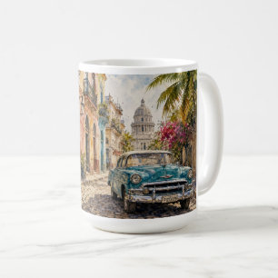 Vintage Cuba Reizen - Groeten Uit Havana Koffiemok