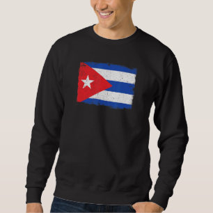 Vintage Cubaanse Vlag Erfgoed Trots Cuban Roots Trui
