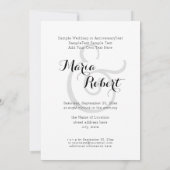 Vintage Cupid Romantique Mariage Invitations (Dos)