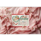 Vintage Cupid Valentijnkaart Feestdagenkaart