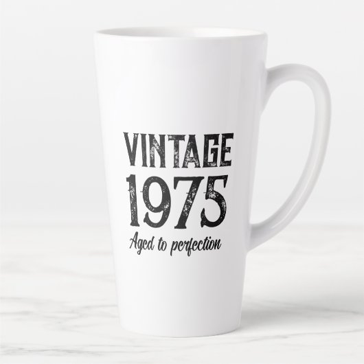 Vintage Custom Birthday Gift Mug (Droite)