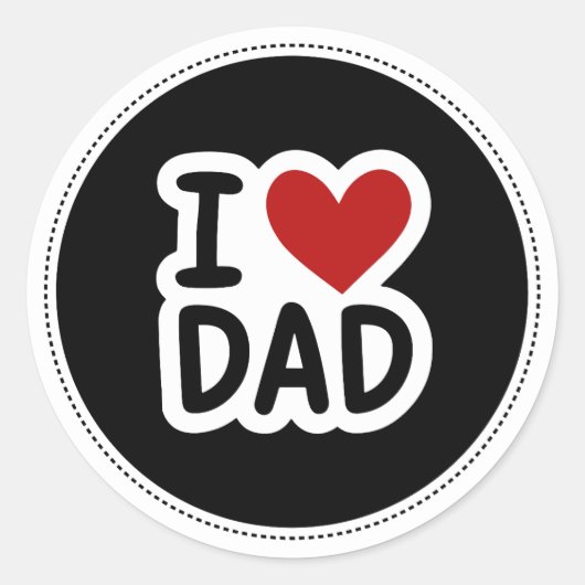 Vintage Dad Sticker | vaderschap (Voorkant)