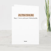 Vintage - Dairy Maid and Koeien, Kaart (Achterkant)