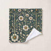 Vintage Daisy Garden Pattern (Gant de toilette)